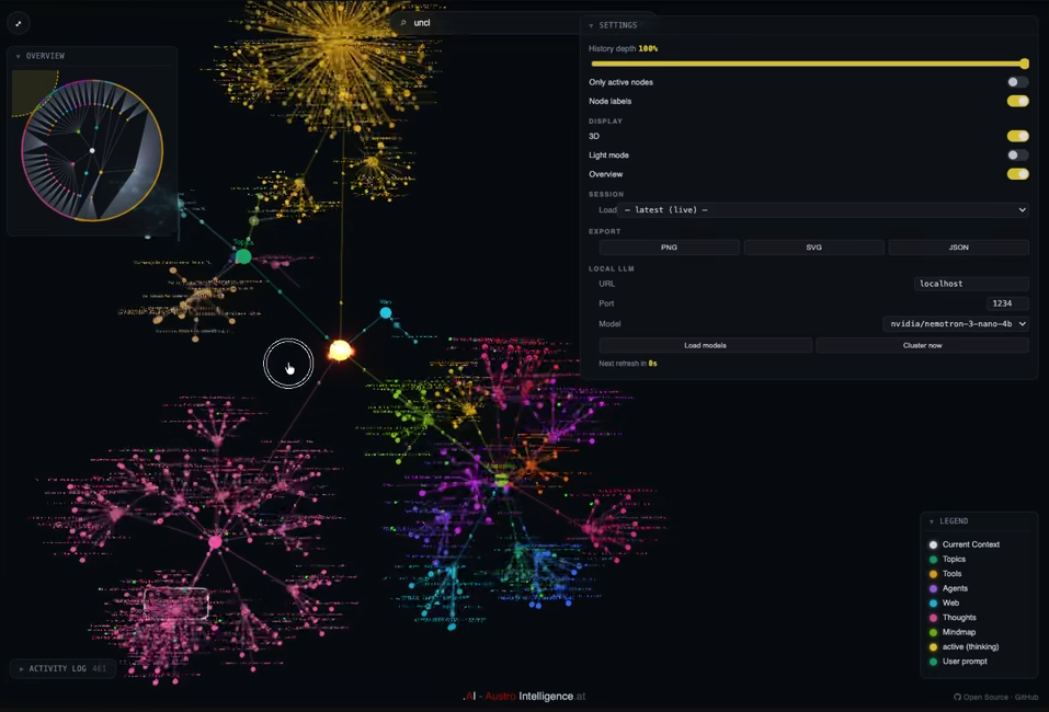 ai-brainmap screenshot — graph view